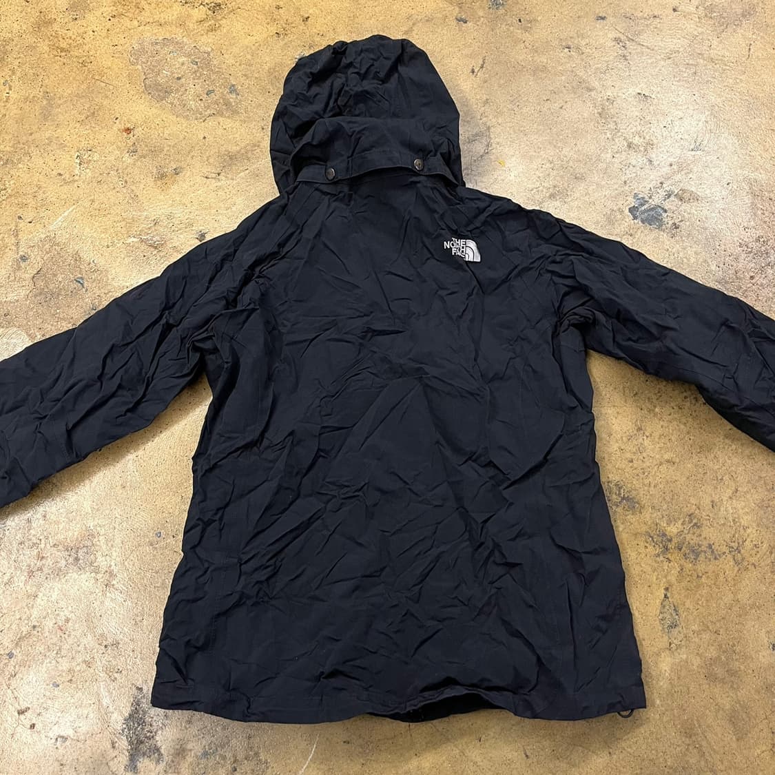 [정품/L] 노스페이스 블랙 바람막이 후드 자켓 b16 상품이미지4