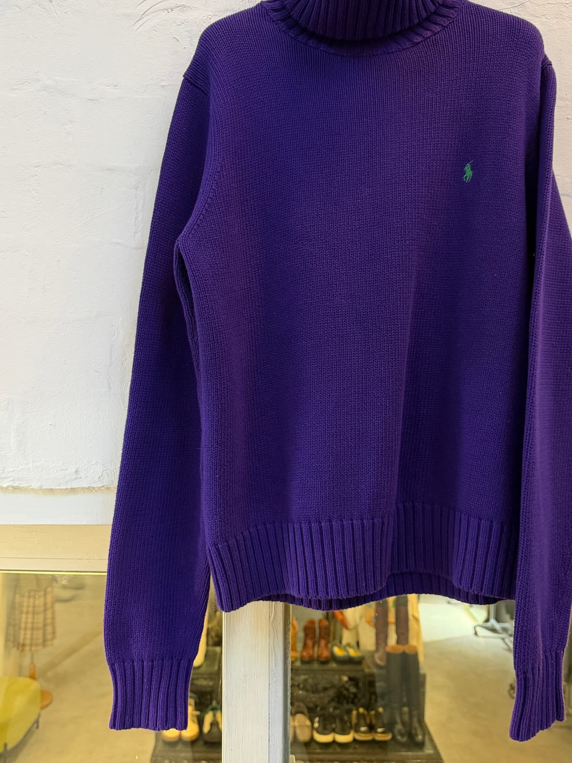 Ralph Lauren Sport 폴로 퍼플 터틀 니트 XL 상품이미지4