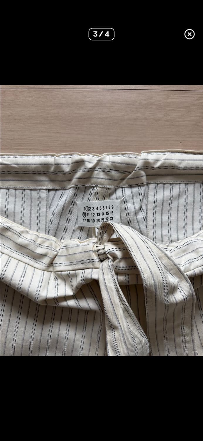 메종마르지엘라 스트라이프 쇼츠 상품이미지3