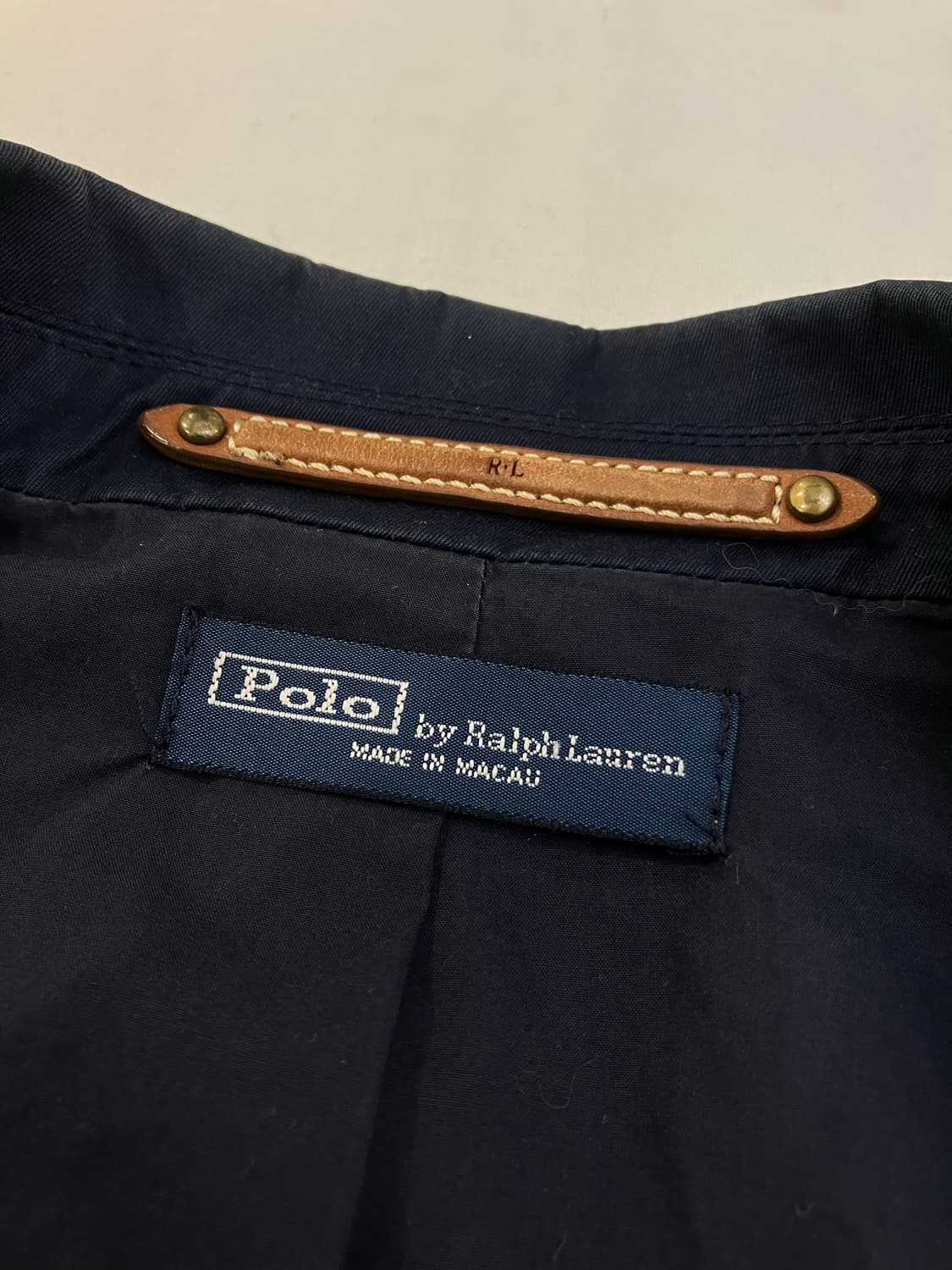 폴로 랄프로렌 코튼 스포츠 블레이저 네이비 상품이미지4