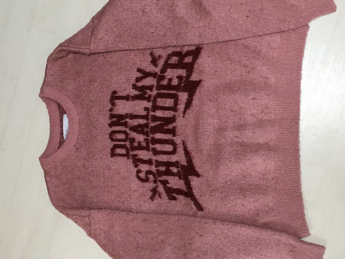 슈퍼서브 브러쉬드 니트 핑크 상품이미지3