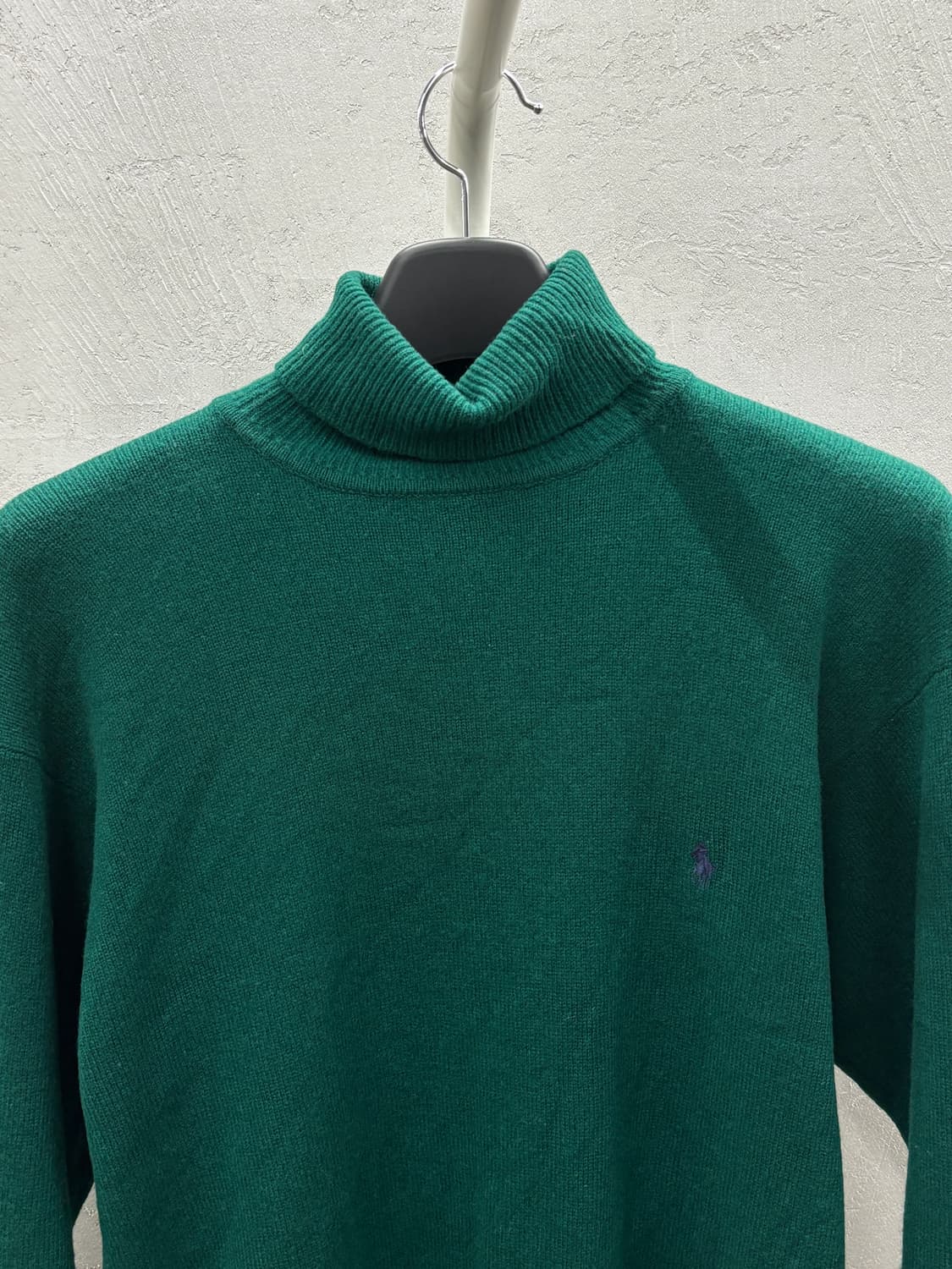 폴로 랄프로렌 그린색 터틀넥 니트 L 상품이미지3