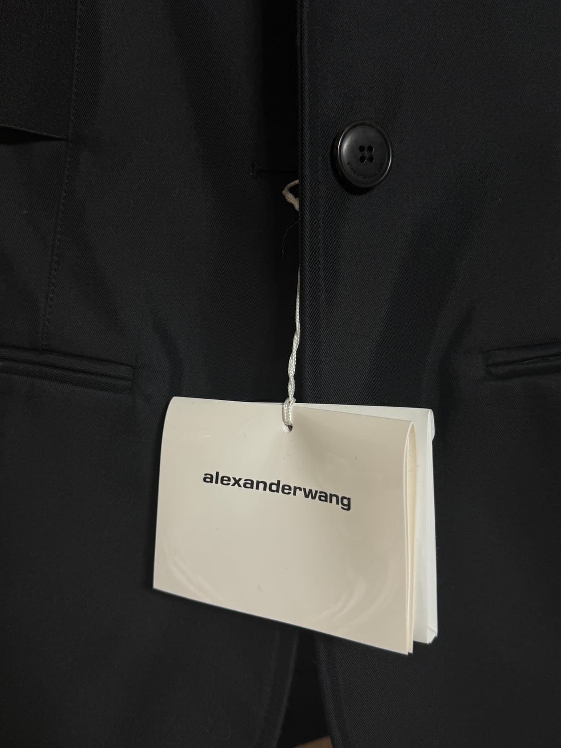 알렉산더왕 블랙 코튼 블레이저 자켓 상품이미지5