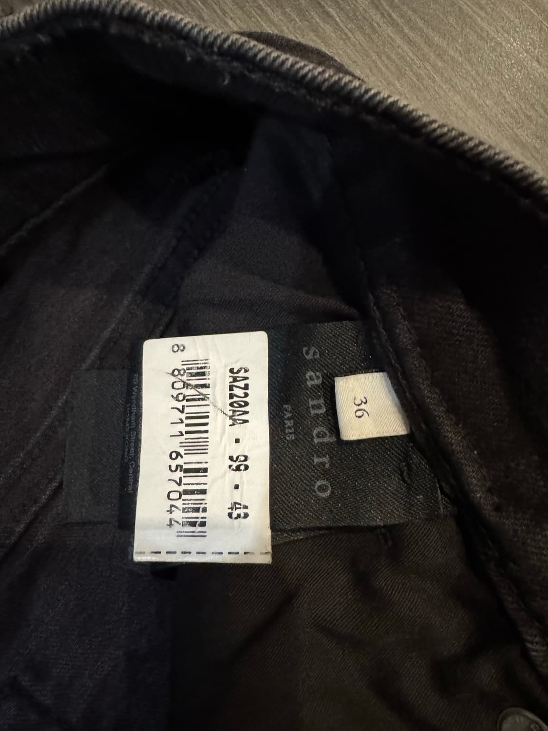 산드로 흑청바지 상품이미지3