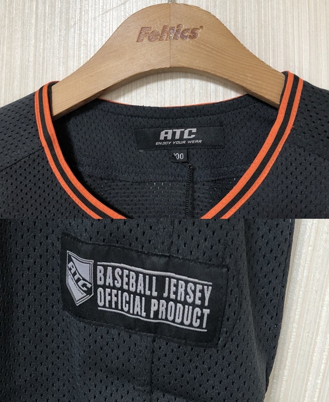KBO ATC 한화이글스 다크그레이 원정유니폼/져지 100 상품이미지4