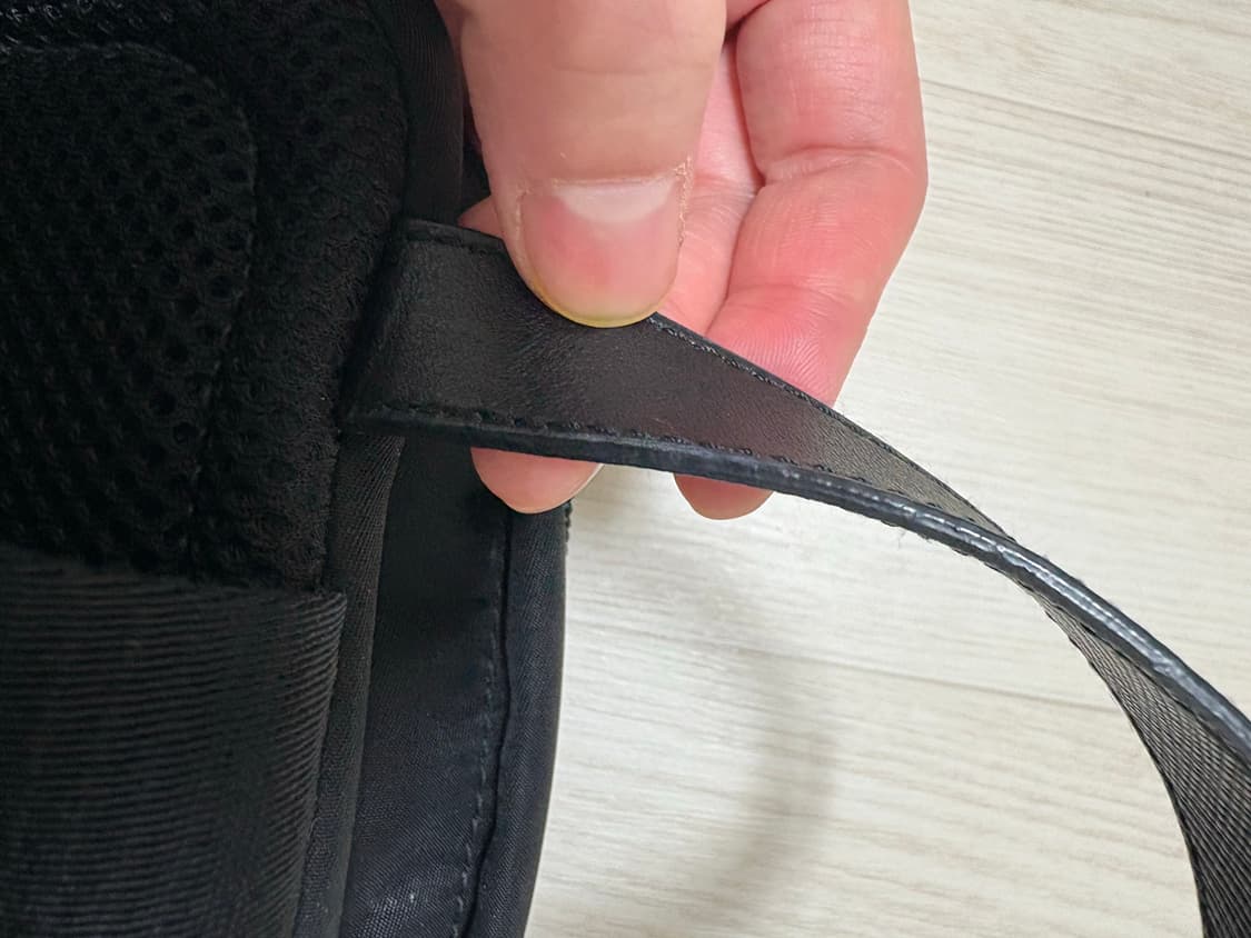  프라다 원숄더 백팩 블랙 1BZ026 상품이미지8