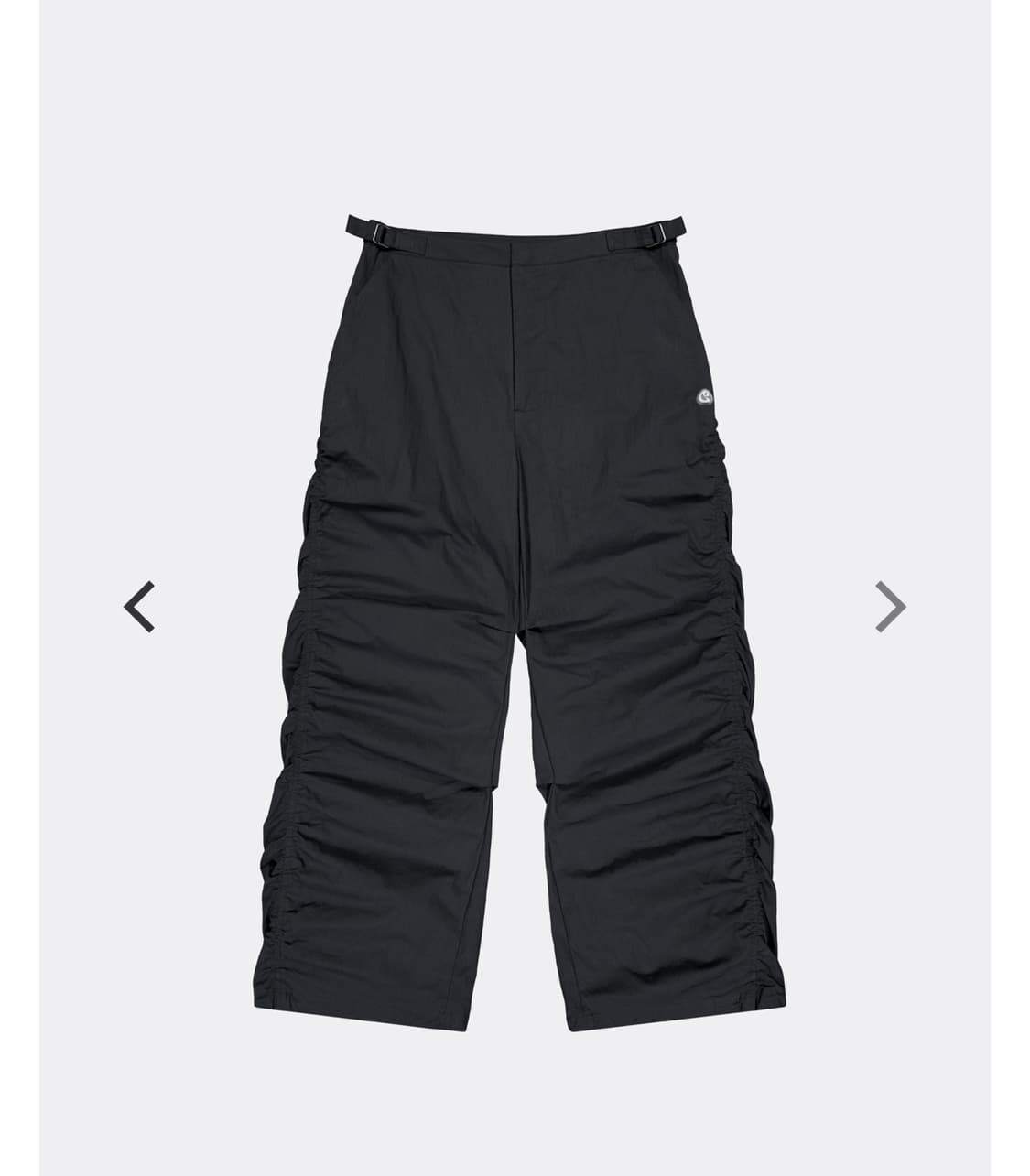 코이세이오 퍼커링 팬츠 블랙 상품이미지1