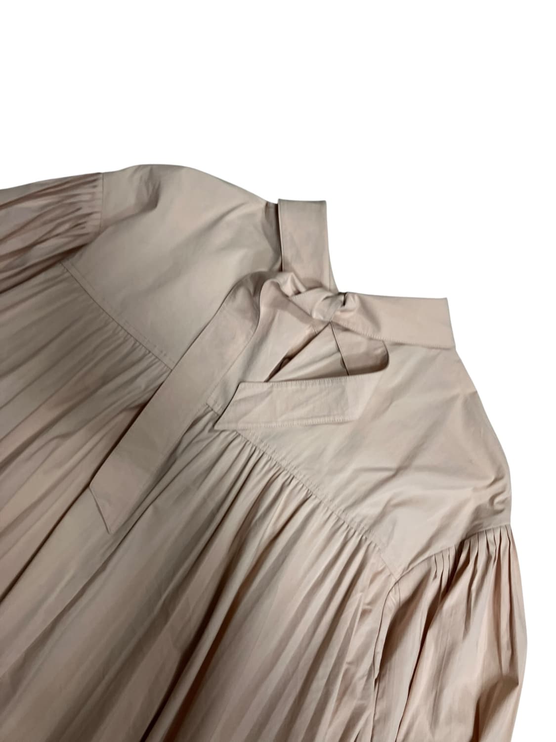 오즈세컨 연핑크 롱 플리츠 언발란스컷 원피스 S 상품이미지6