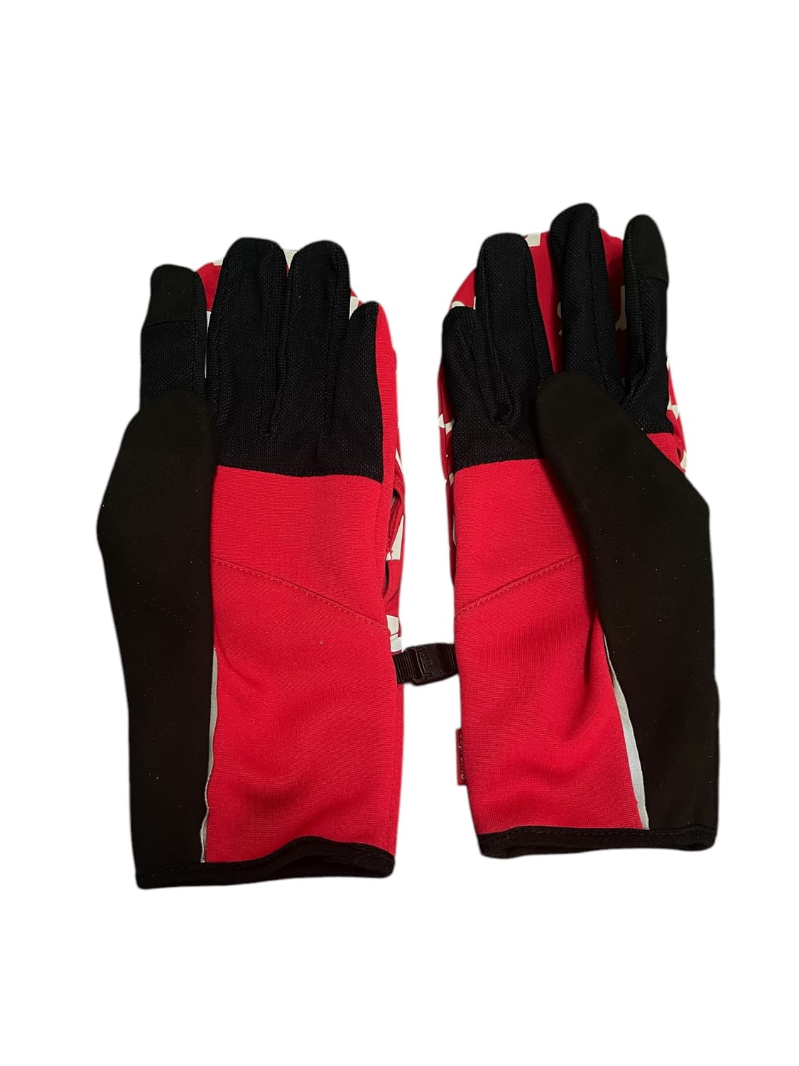 슈프림 노스페이스 15fw 레터링 장갑 레드 슈노 상품이미지2