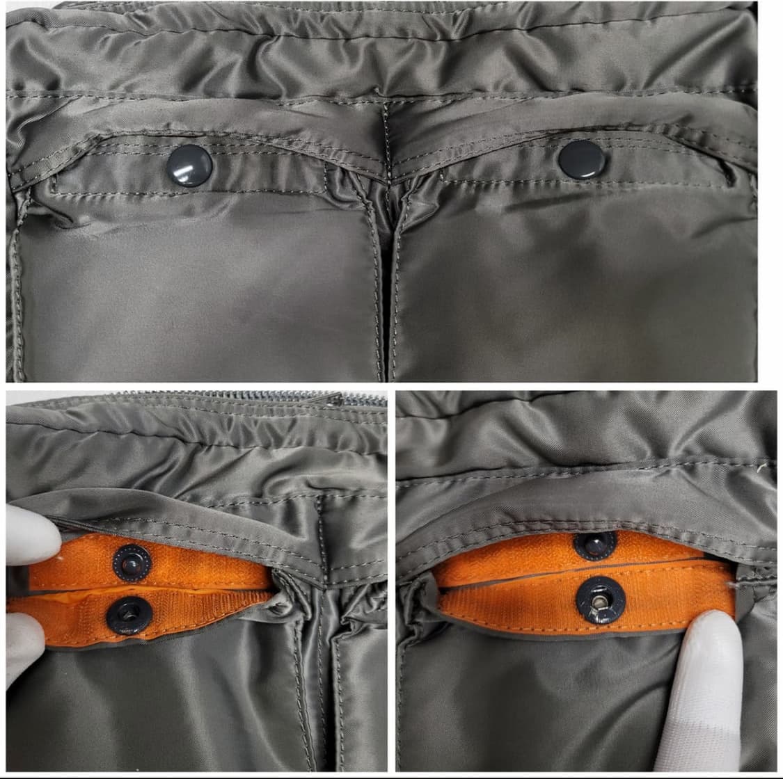 (미사용급) 포터 탱커 숄더백 L 실버그레이 상품이미지6