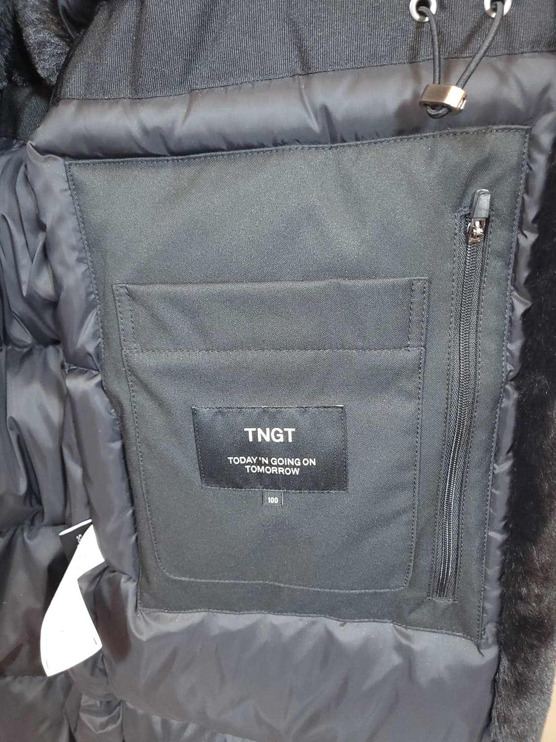 TNGT 사가폭스 프리미엄구스다운 롱패딩 100 L 새제품 상품이미지6