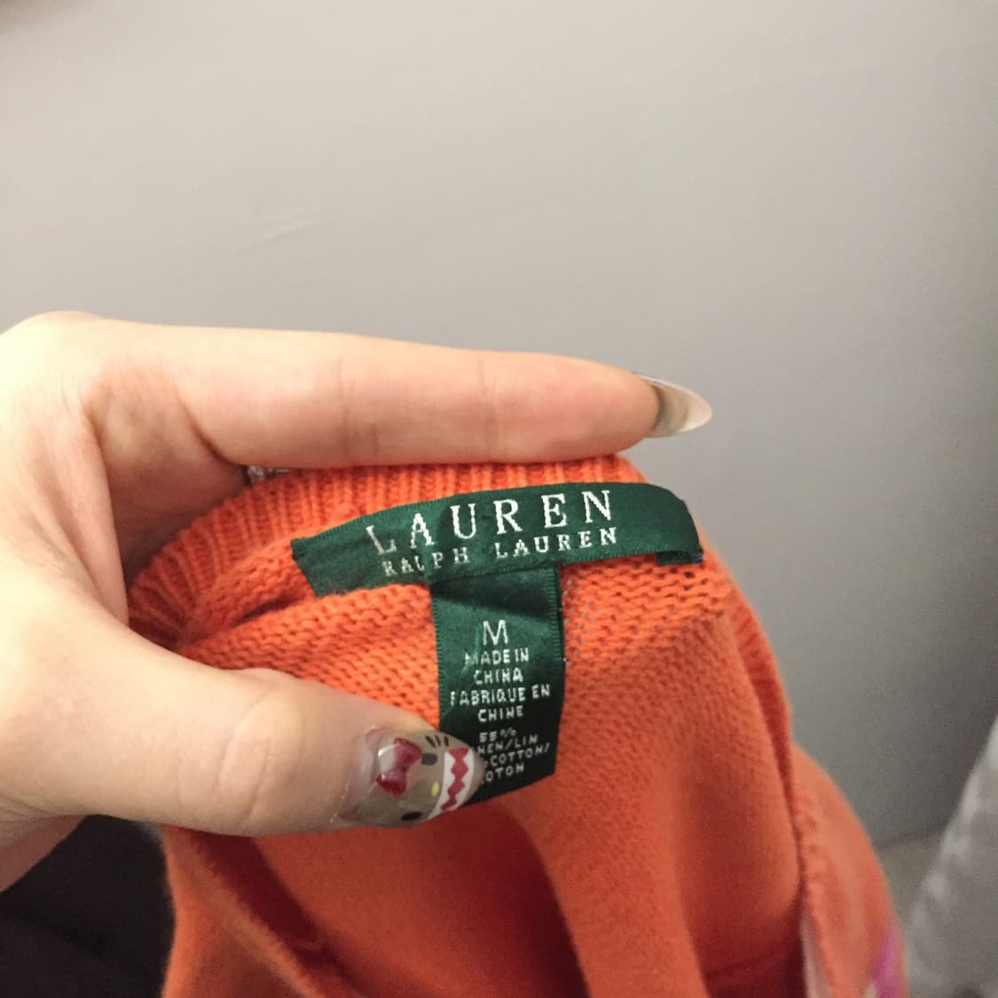 Polo 폴로랄프로렌 오리엔탈 페어리 오렌지 니트 상품이미지3