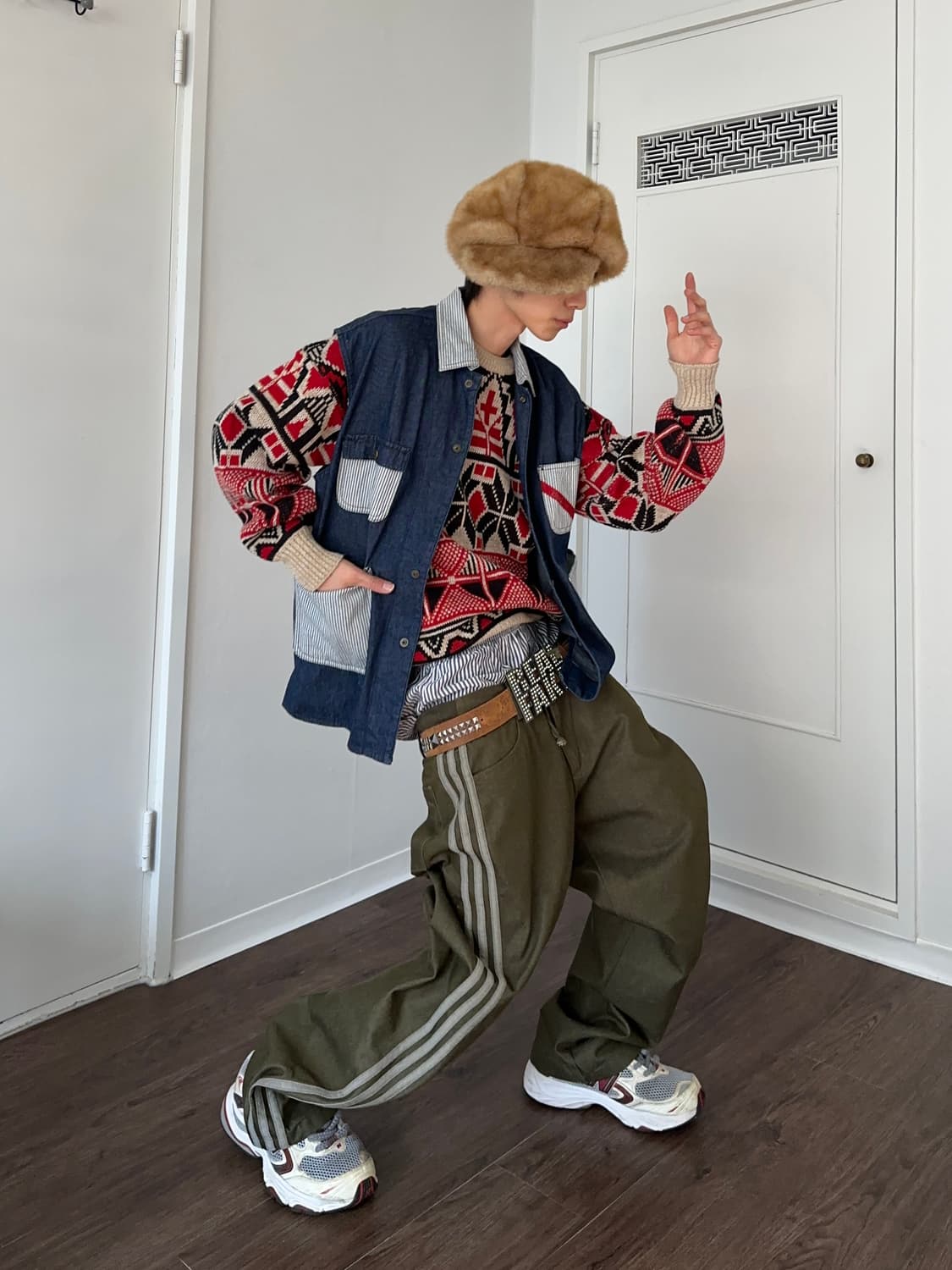 Budweiser 히코리 데님 베스트 상품이미지5