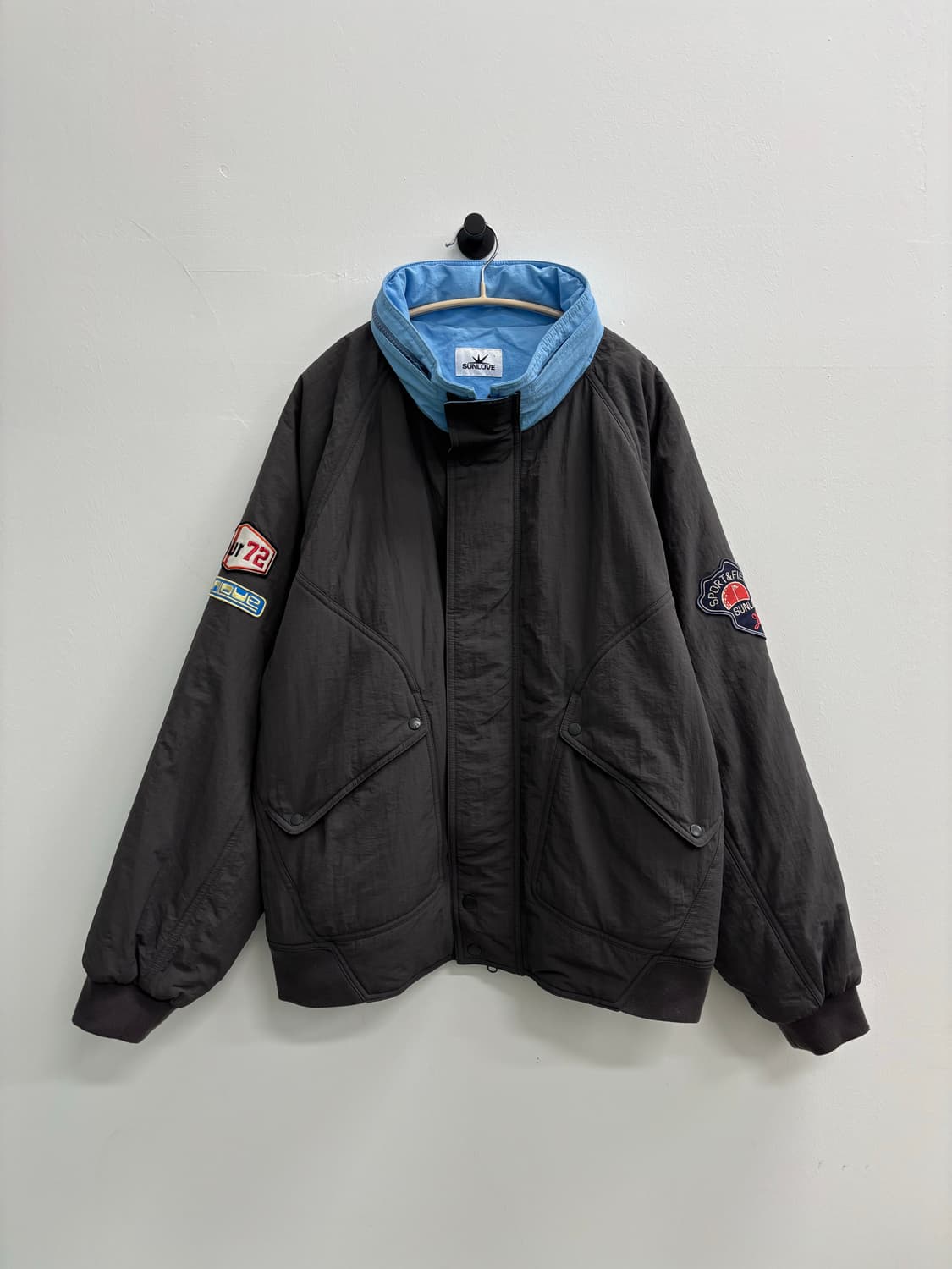 SUNLOVE 선러브 패치 디테일 패딩 자켓 상품이미지2