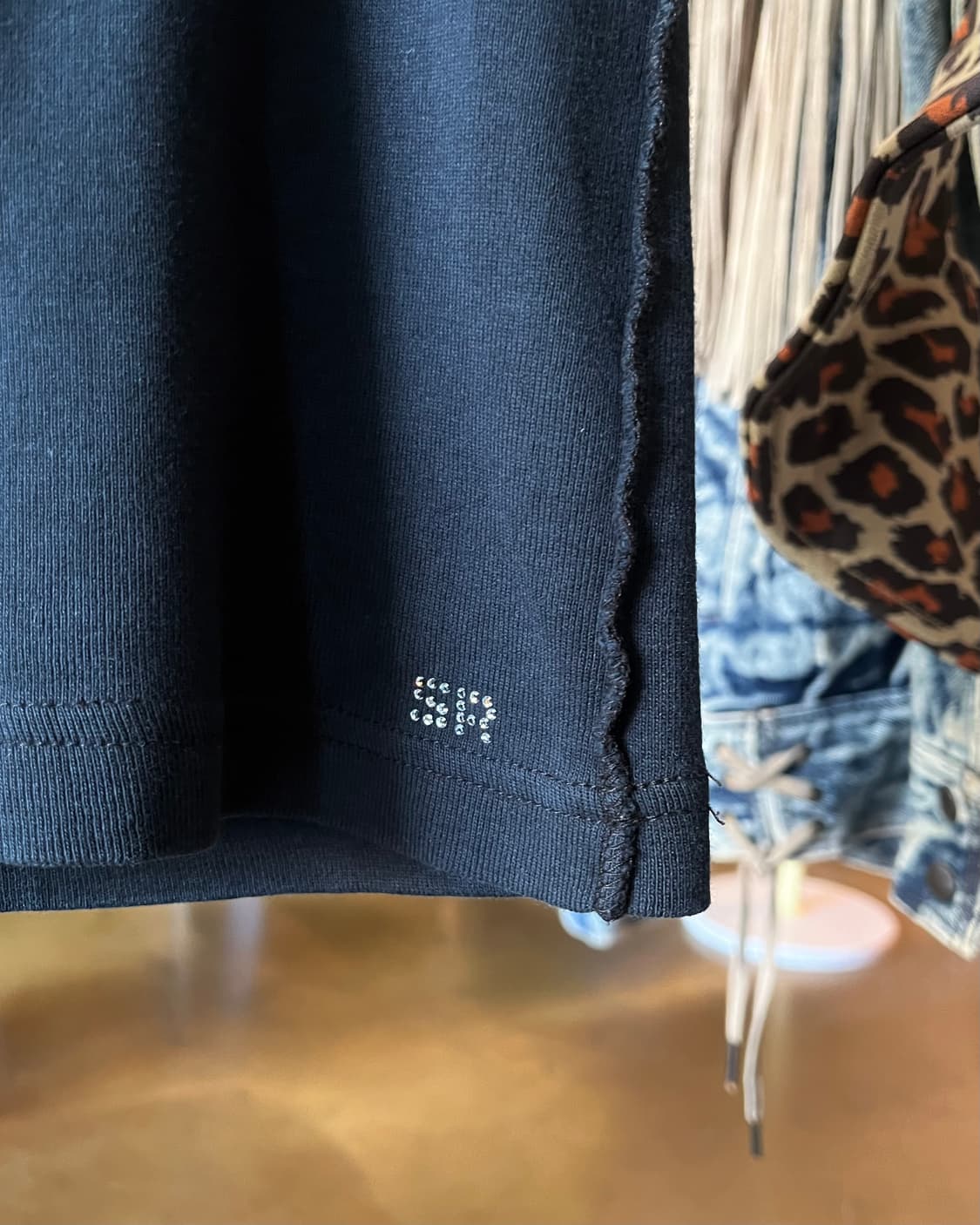 SONIA RYKIEL Gem Cubic Trim Summer Top 상품이미지5