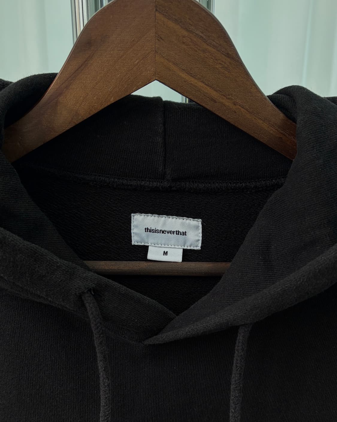 [M]디스이즈네버댓 블랙 후드티 상품이미지5