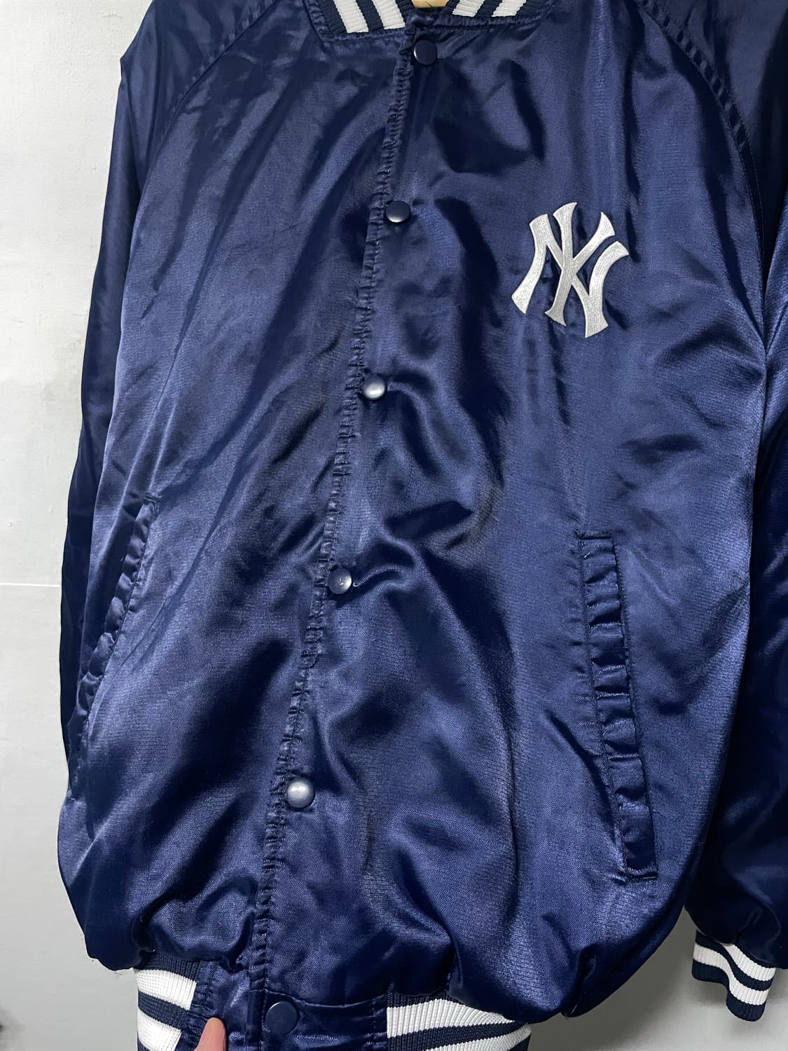 나이키 MLB 뉴욕양키즈 올드스쿨 새틴자켓 바시티자켓 상품이미지5