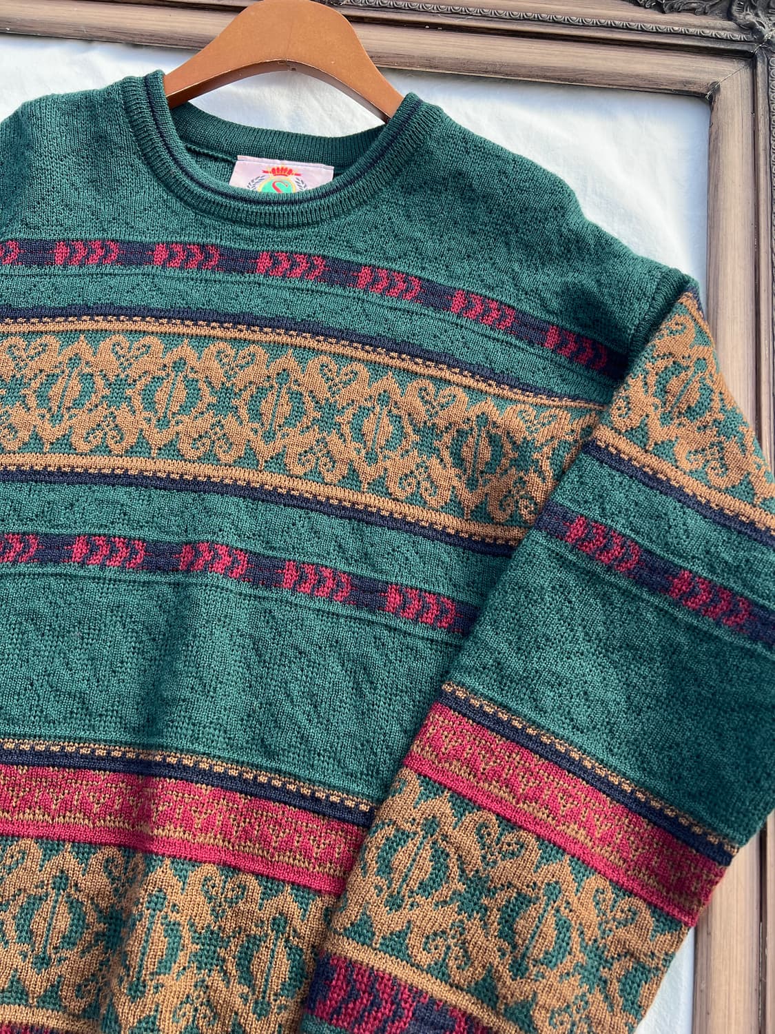 빈티지 에스닉 니트 스웨터 (Made in Australia) 상품이미지2