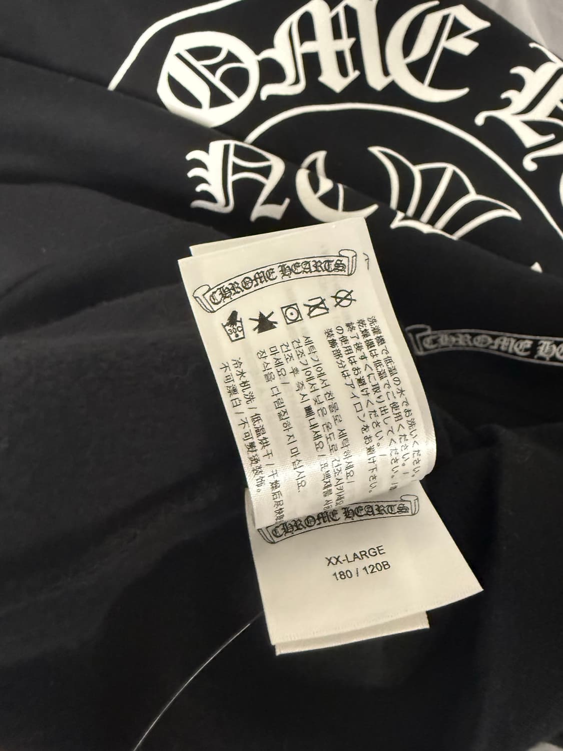 [XXL] 크롬하츠 홀스슈 후드 블랙 뉴욕 상품이미지3