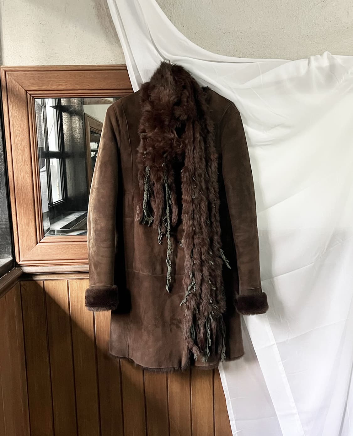 SPICK AND SPAN NOBLE brown suede coat 상품이미지1