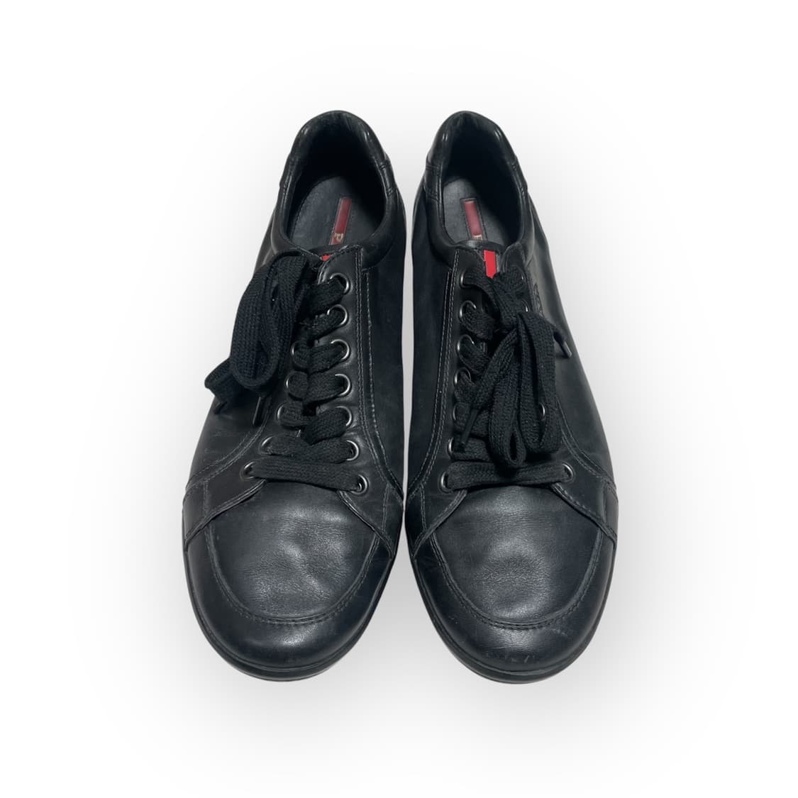 275~280) 프라다 스포츠 레더 로고 스니커즈 트레이너 상품이미지3