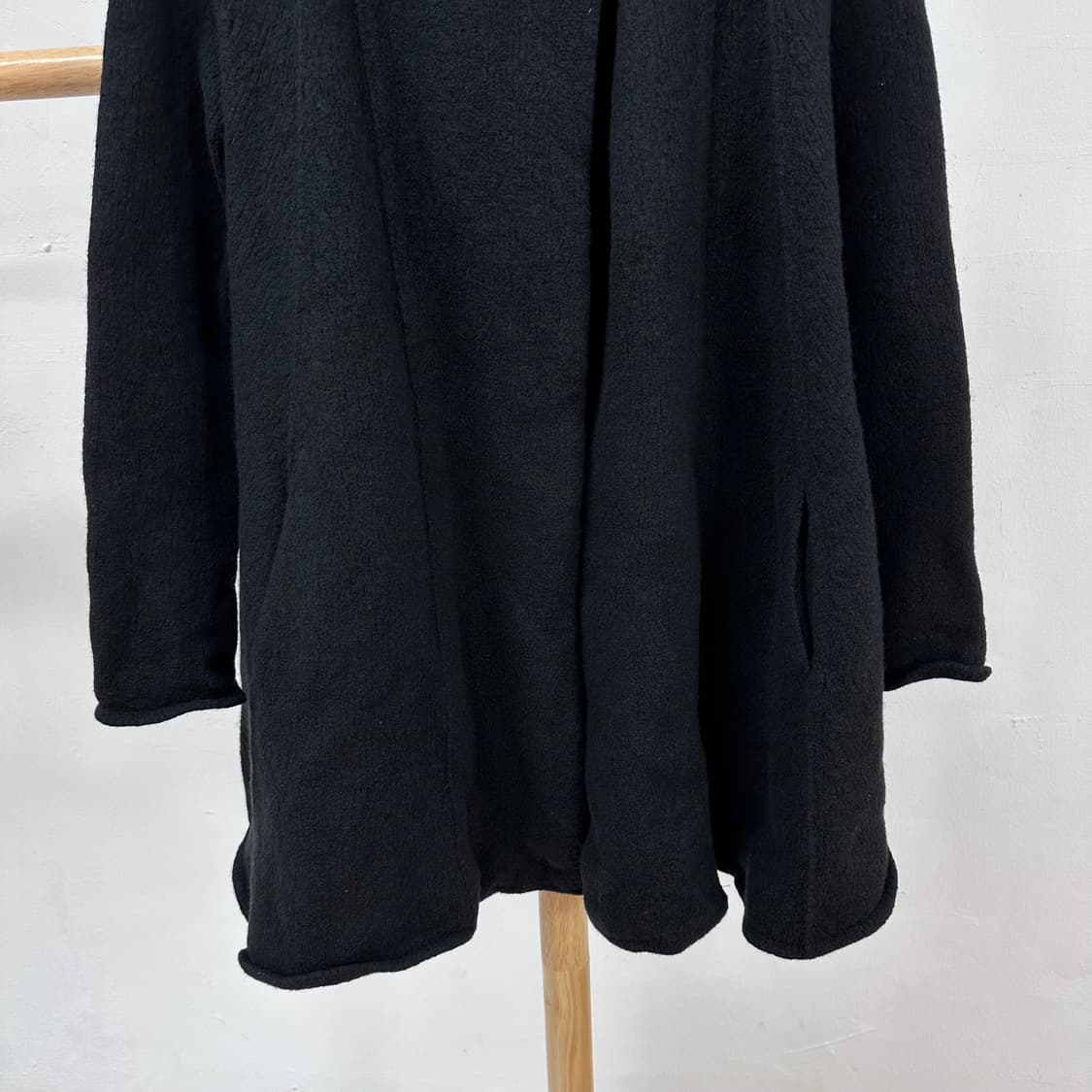 TIME 포스트모던 울 니트 하이넥 코트 FREE (90) J23 상품이미지3