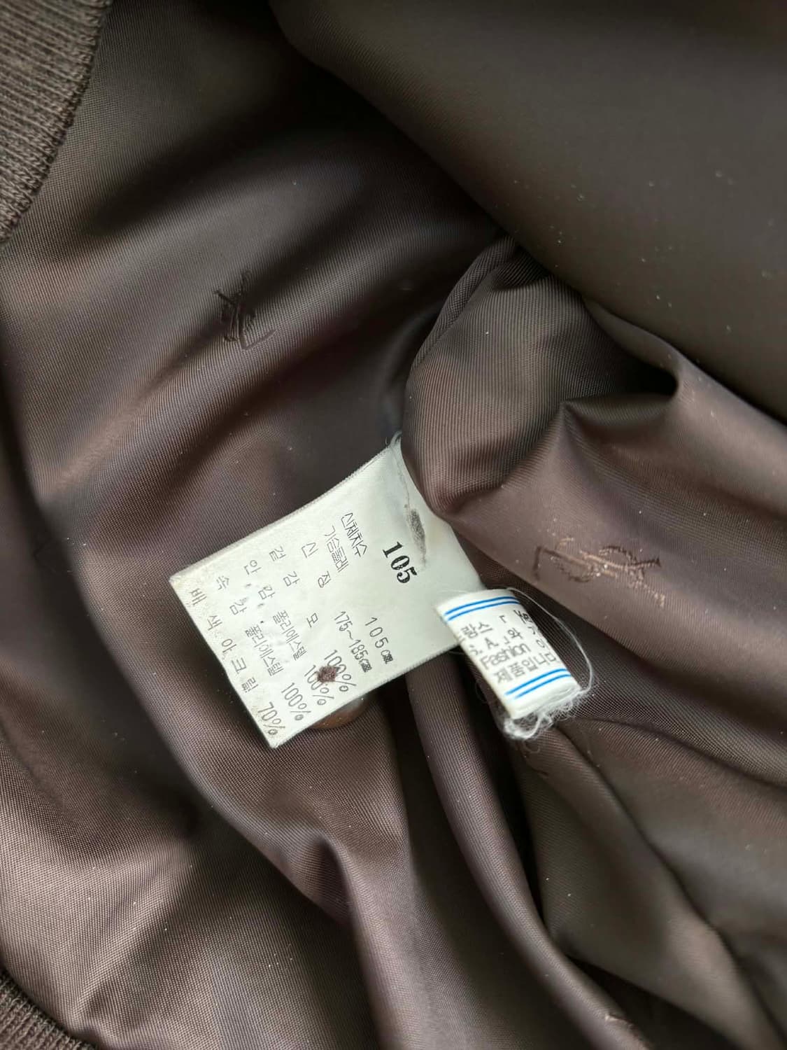 [105] 입생로랑 YSL 헤링본 울 바시티 자켓 상품이미지4