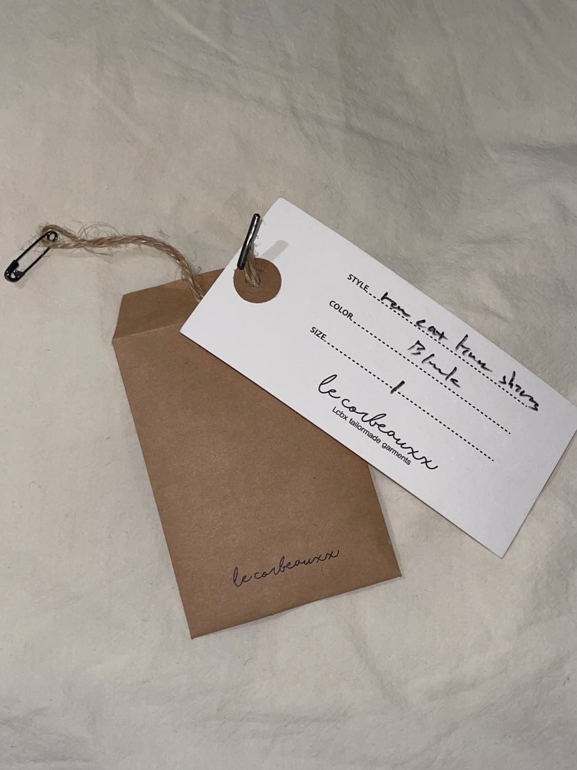 Raw Cut Linen Shirts Black (Tailor Made) 상품이미지9