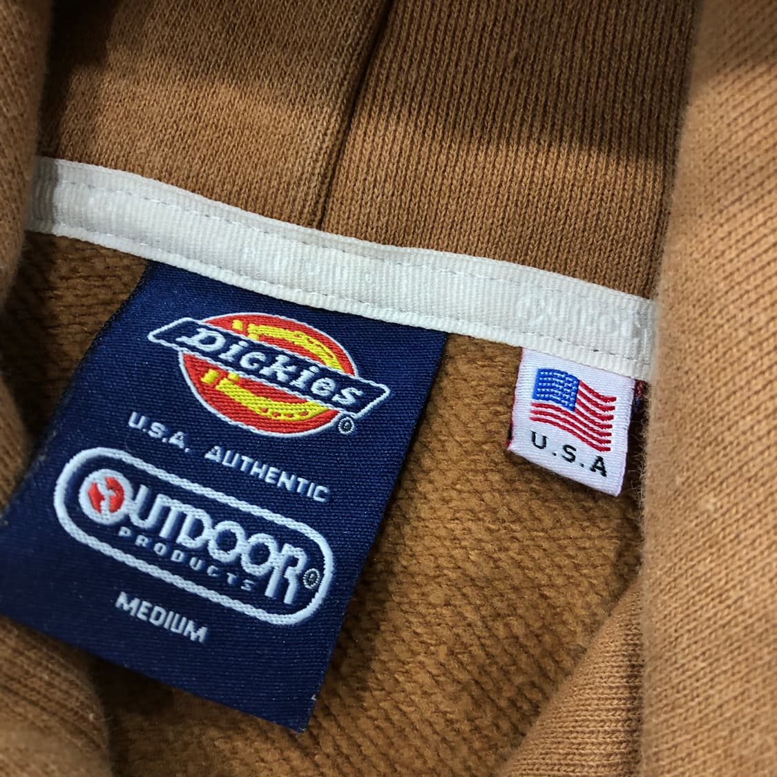 M 디키즈 X 아웃도어프로덕트 백로고 후드티 상품이미지6