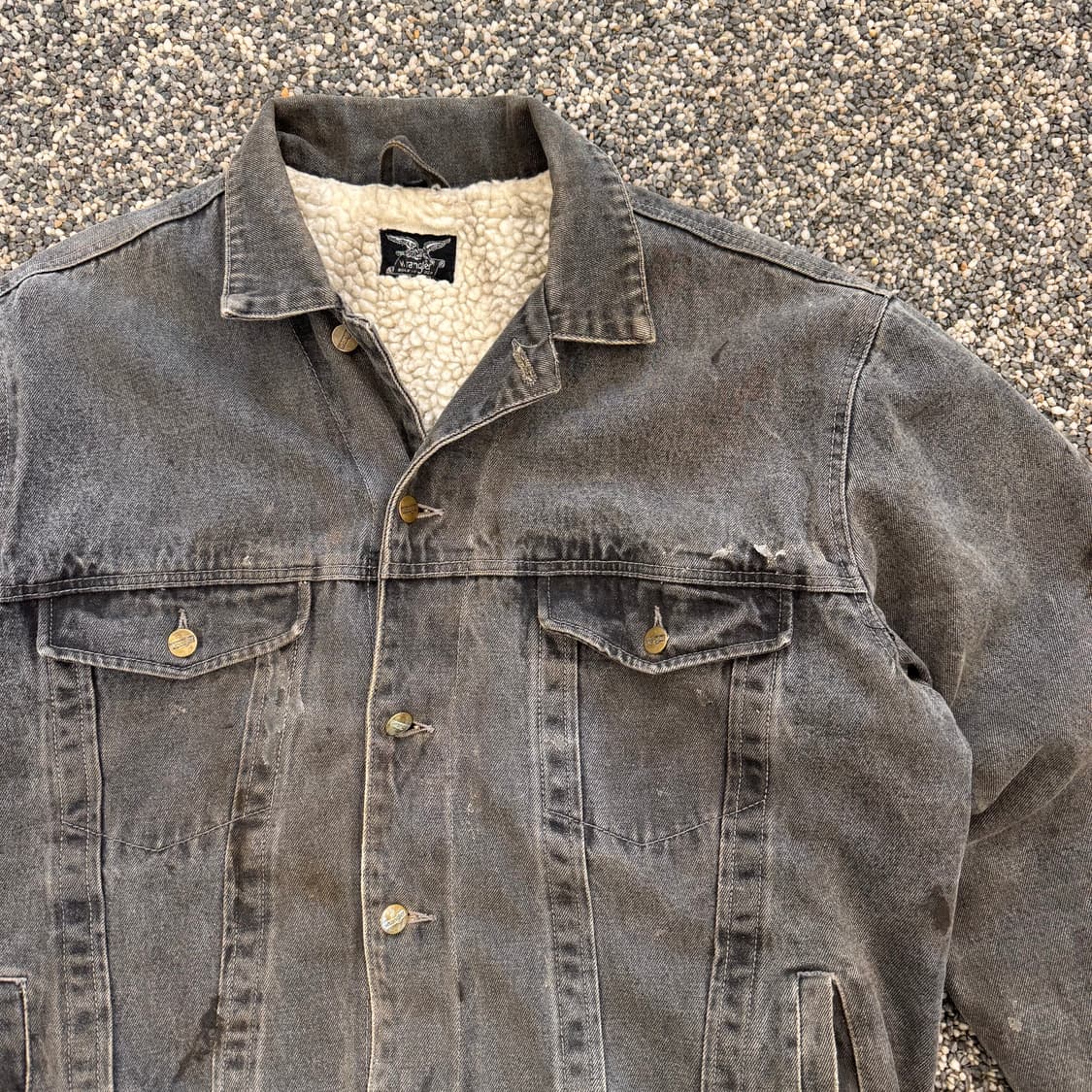 80s 랭글러 쉐르파 트러커 자켓 made in USA (L)  상품이미지2