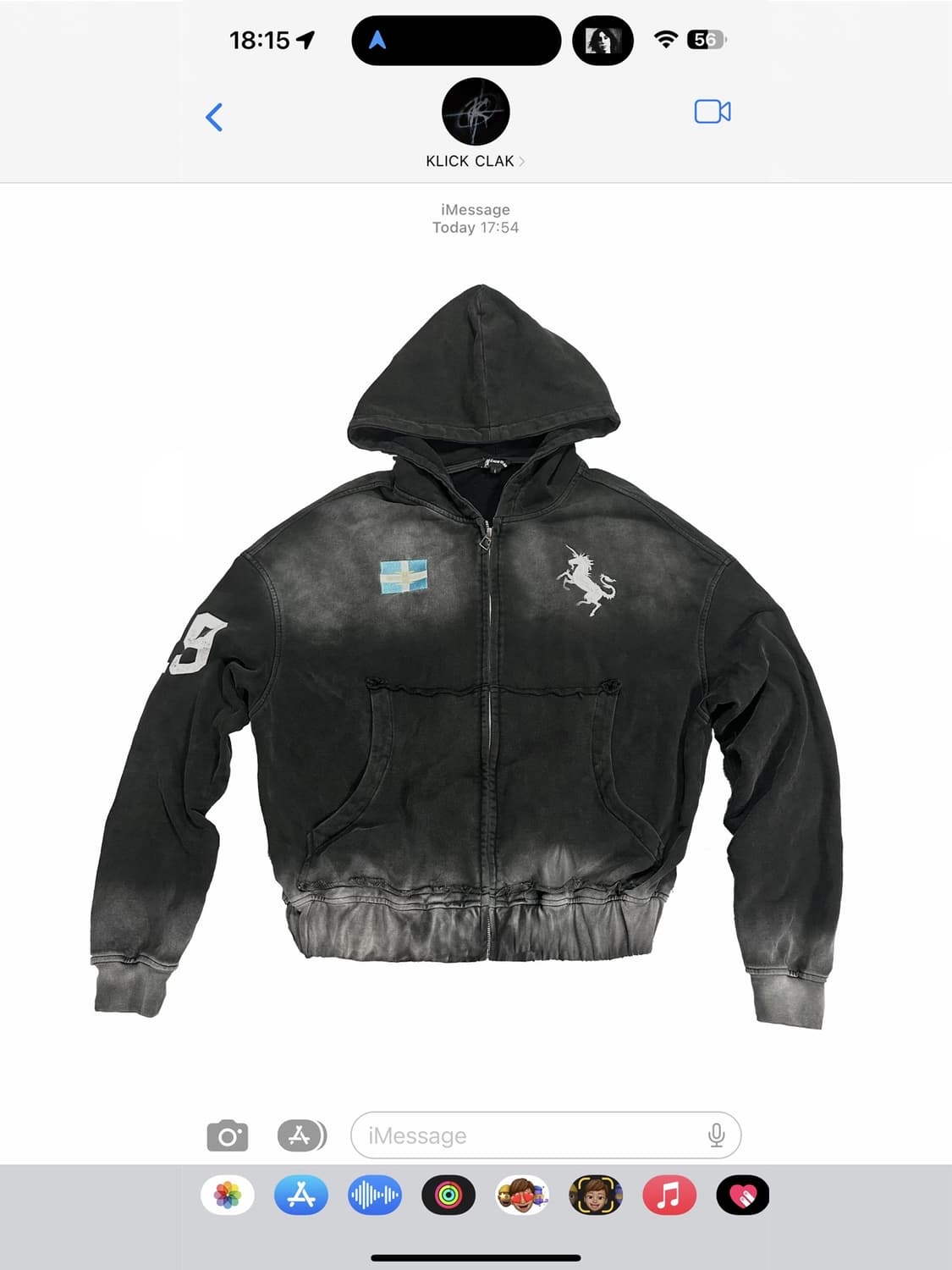 Dust Wash Rider Zip Hoddie 상품이미지2
