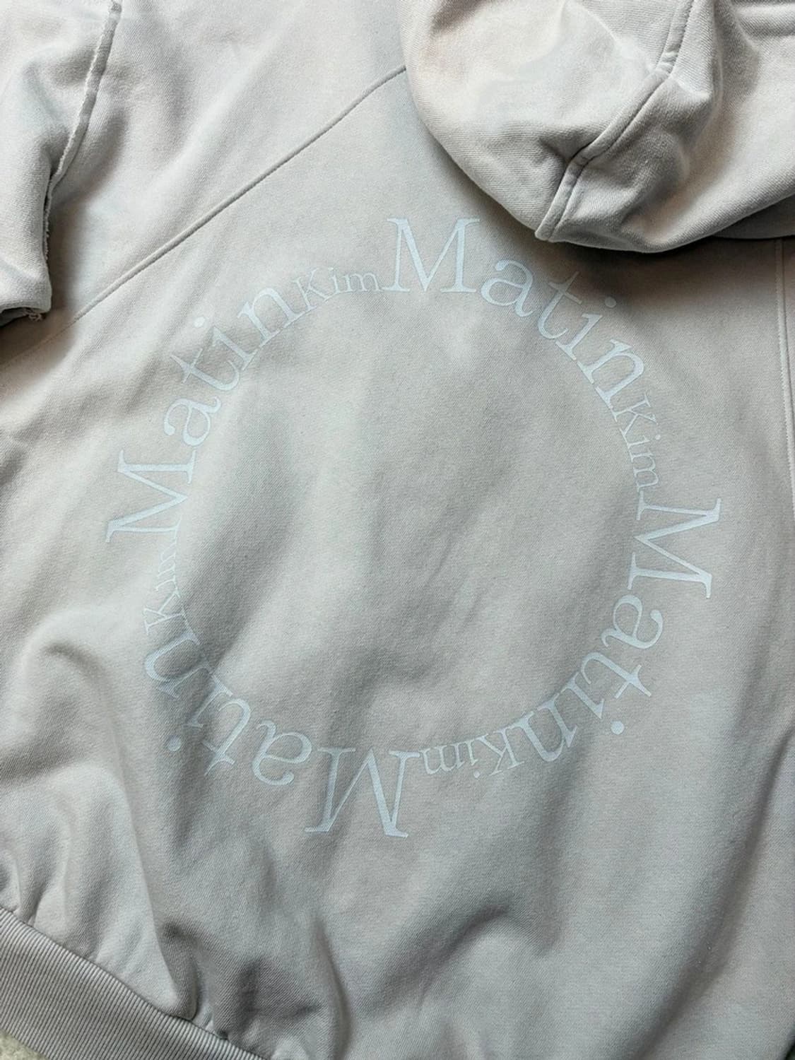 마뗑킴 22ss 그런지 피그먼트 후드 집업 PN5789 상품이미지3