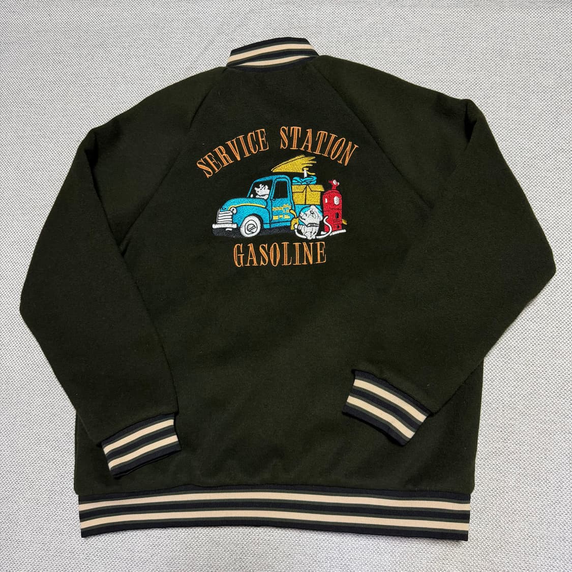 오콘쿼 빈티지 울 바시티 자켓 상품이미지5