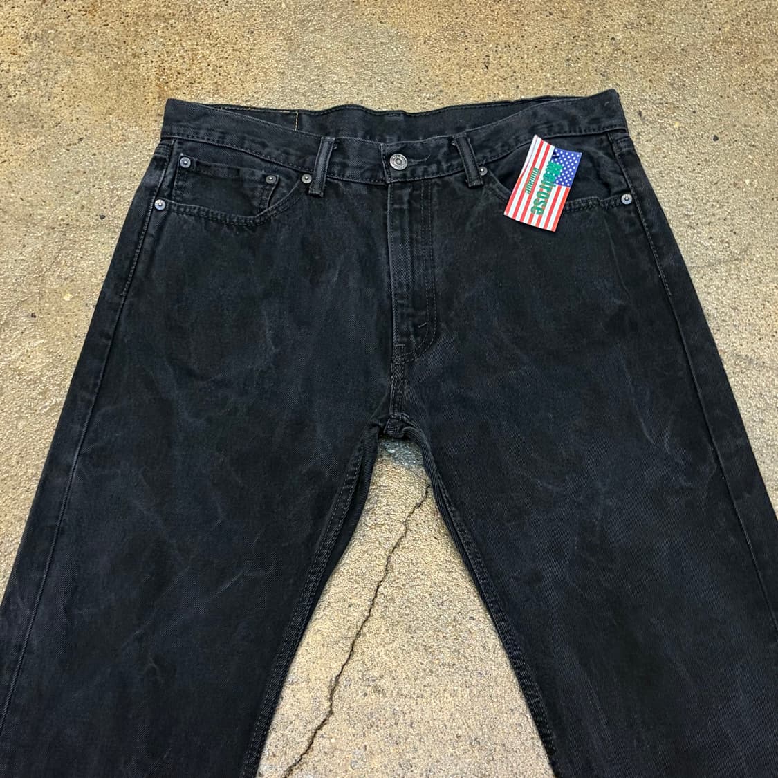 00s 미국 빈티지 리바이스 505 블랙진 청바지 상품이미지2