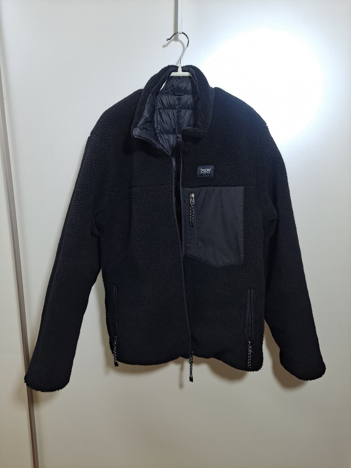 TAION 유니섹스 REVERSIBLE 다운 플리스 자켓 L 상품이미지5