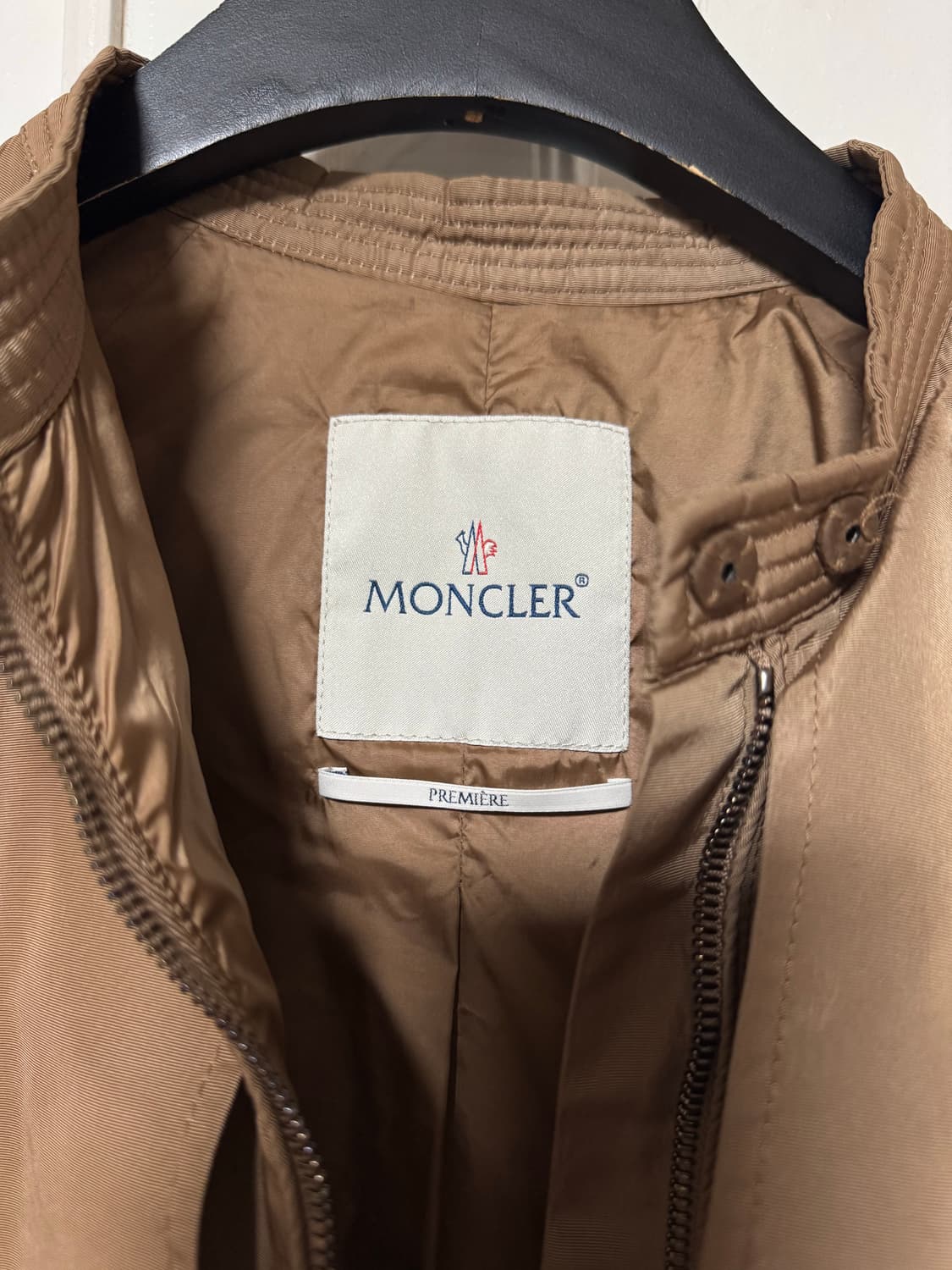 몽클레어 프리미어 여성 야상 자켓 브라운 상품이미지3