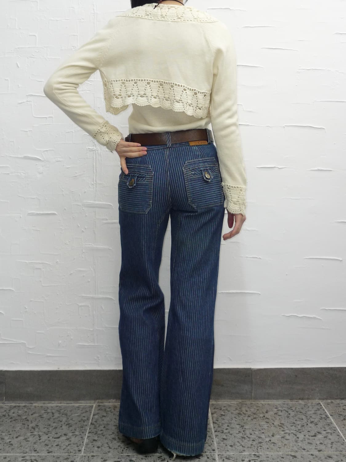 vintage striped denim 상품이미지4