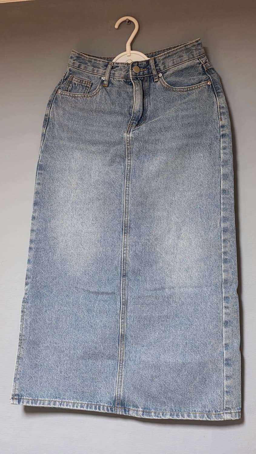 빈티지 미디 청스커트 상품이미지1