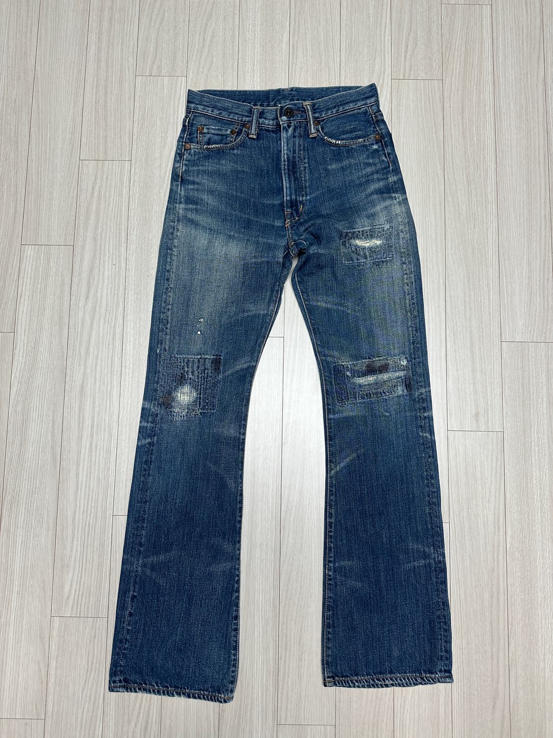 [28] 캐피탈 세미 플레어 데님 상품이미지1