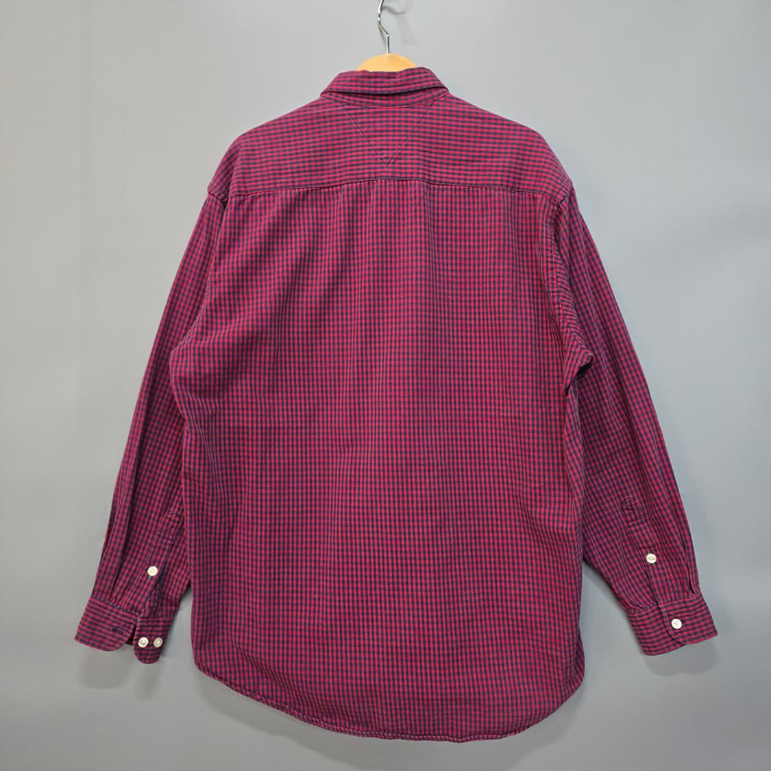 타미힐피거 체크 셔츠 레드 M 상품이미지5