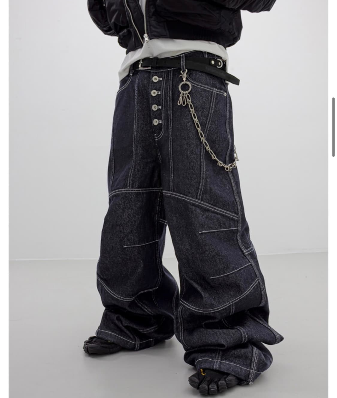 roaringrad rawline indigo denim pants 상품이미지1