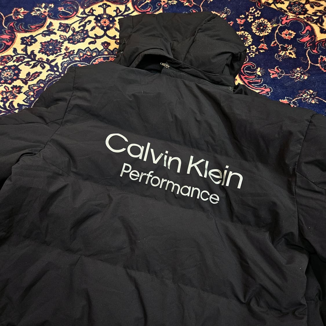 켈빈클라인 22FW CK 퍼포먼스 롱패딩 L size 상품이미지3