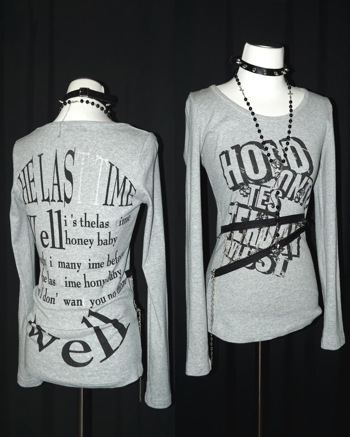 (garnet) punk detail long sleeve  상품이미지1