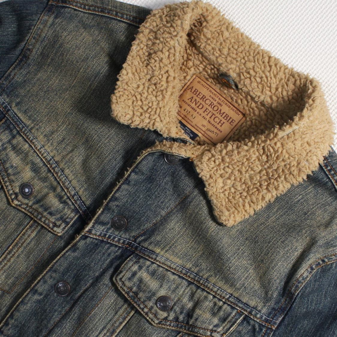 Abercrombie 아베크롬비 셰르파 데님 자켓  상품이미지5