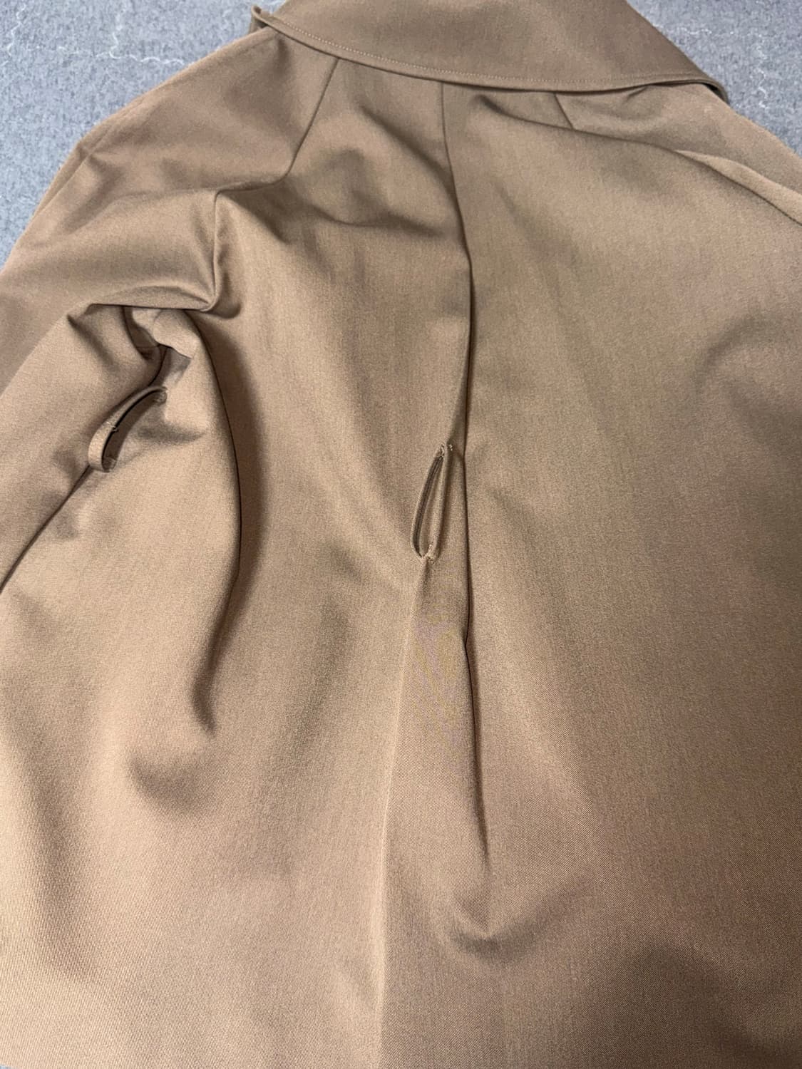 어텀커킨 코코아 숏트렌치코트 상품이미지10