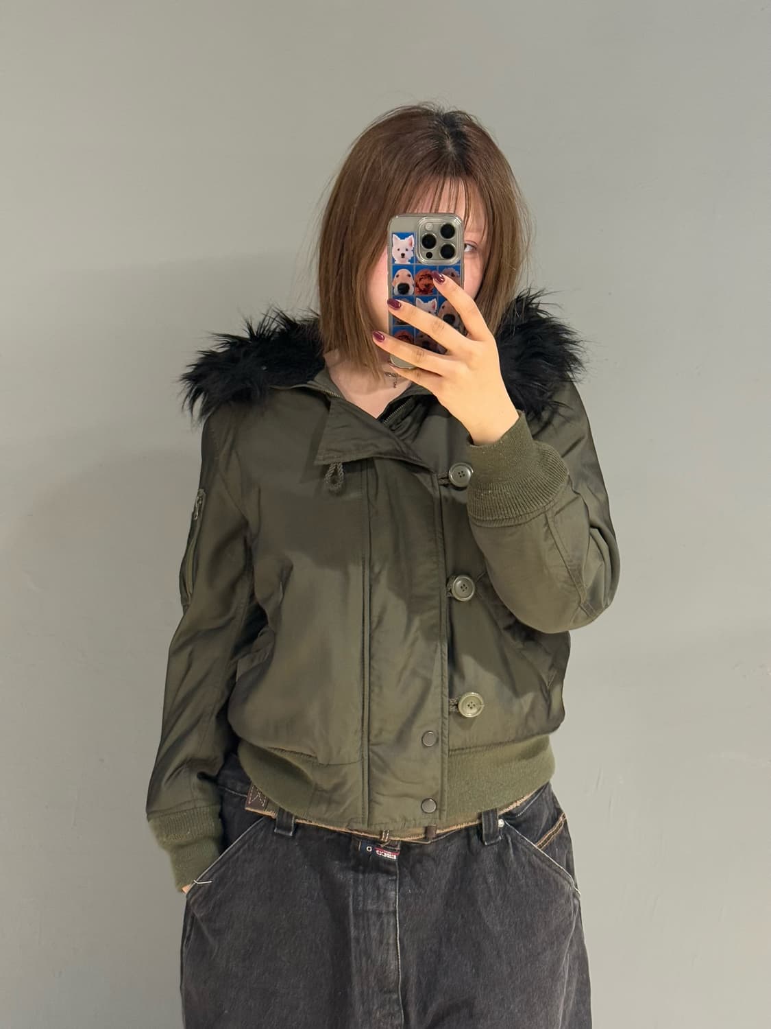 fur trimming detail n2b jumper 상품이미지3