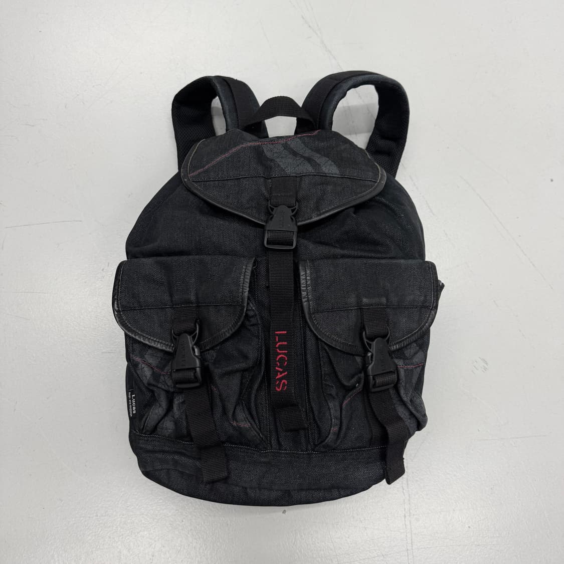 LUCAS 루카스 탄창 레더도킹 복조리 미니 백팩 상품이미지2