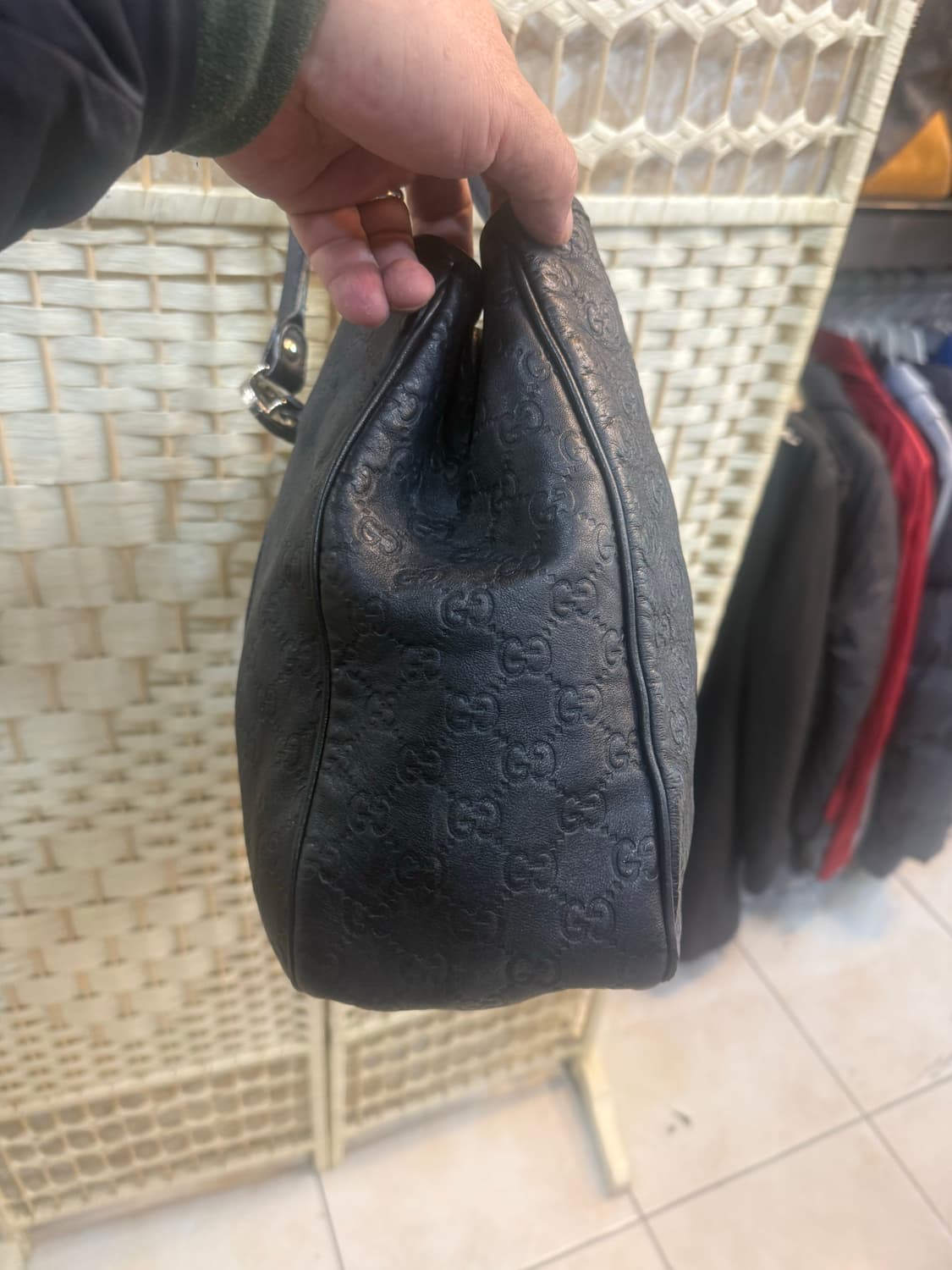 정품 구찌 GG 시마 트원스 쇼퍼백 팝니다 상품이미지4