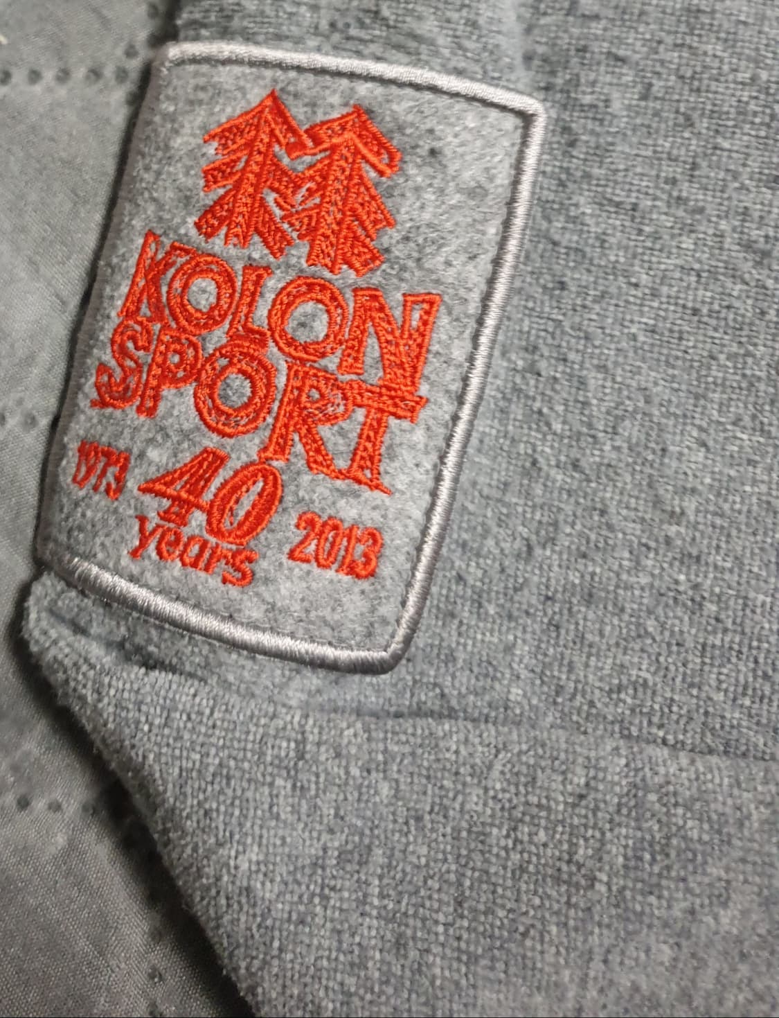 코오롱 40주년 후드집업 그레이 (L) 상품이미지3