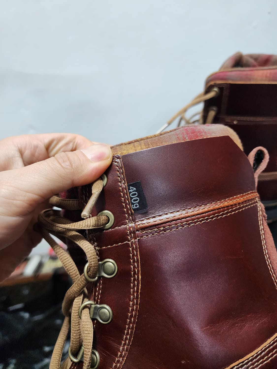 팀버랜드 x 펜들턴 민트급 400g 워커 상품이미지5